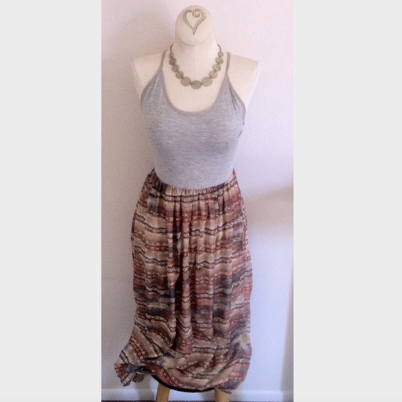 Ecote Dresses & Skirts - Ecote Urban Outfitters Maxi Dress Orange Autumn